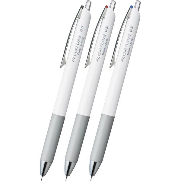 ぺんてる 油性 ボールペン フローチューン 0.5mm 黒 赤 青 3色セット BZN205-3AMZ - 送料無料※800円以上 メール便発送