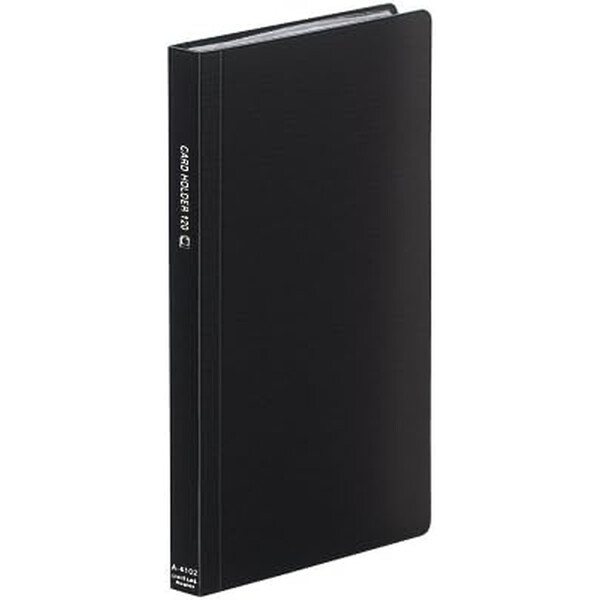 樂天商城 - リヒトラブ カードホルダー A4102-24 黒 収容枚数120枚 溶着式 横入れタイプ A-4102-24 - 送料無料※800円以上 メール便発送