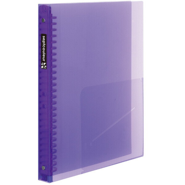 マルマン セプトクルール ファイル ノート B5 厚型 パープル ルーズリーフ ノート レジュメ 書類 整理 管理 受験 授業 勉強 F300B-10 - 送料無料※800円以上 メール便発送
