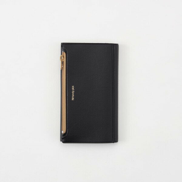 ダイゴー ハンディピック 差し込み式 手帳 スモール ファスナー付カバー ブラック C7512 - 送料無料※800円以上 メール便発送