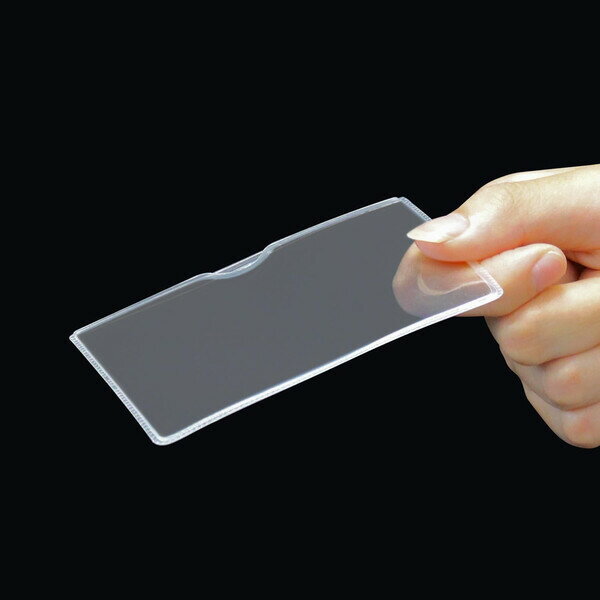 プラス 再生カードケース ソフトタイプ B8サイズ PC-318R - 送料無料※800円以上 メール便発送