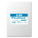 透明OPP袋 Nピュアパック S-B5 (B5用 195×270×0.03mm) テープなし 100枚入り 6798245 - 送料無料※600円以上 メール便発送