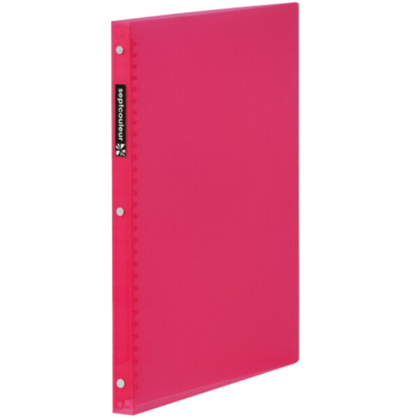 マルマン A4 ファイル ノート セプトクルール ピンク ルーズリーフ ファイル ノート 書類 整理 管理 受験 授業 勉強 カラー F582B-08 【メール便不可】