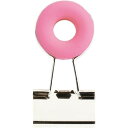 ベロス ドーナツクリップ ピンク かわいい 開けやすい カラフル DCD-11PK - 送料無料※800円以上 メール便発送