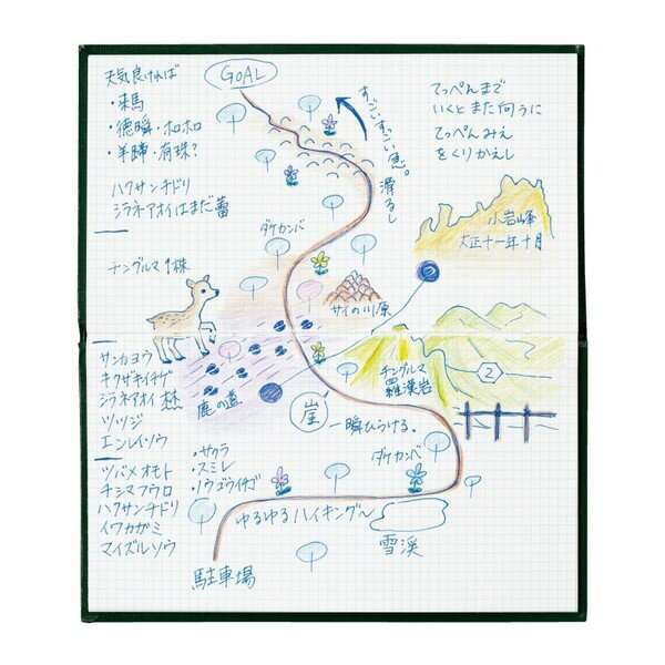 コクヨ 測量野帳 スケッチ 白上質紙 40枚 ノート メモ 手帳 記録 ミニサイズ 旅の記録 日記 セ-Y3 - 送料無料※800円以上 メール便発送 2