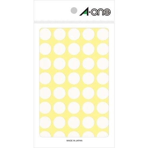 乐天商城 - エーワン カラーラベル 15mm 丸 白 0 7030 - 送料無料※800円以上 メール便発送