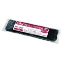 プラス かさばりにくいつづりひも 45cm 100本入り 黒 TF-100F - 送料無料※800円以上 メール便発送