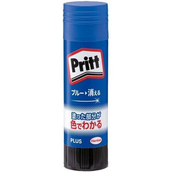 プラス スティックのり カラープリット ジャンボ ブルー NS-734 - 送料無料※800円以上 メール便発送