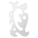 内田洋行 万能雲型定規 大型 1-811-0400 - 送料無料※800円以上 メール便発送