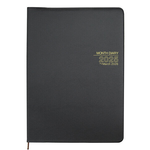 コレクト 2025年 手帳・ダイアリー マンスダイアリー A5 D-392 - 送料無料※800円以上 メール便発送