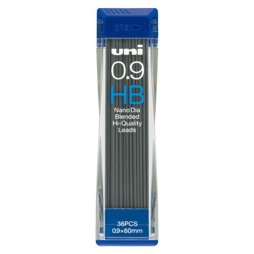 三菱鉛筆 ユニ ナノダイヤ シャープ替芯 0.9mm【HB】 U09202ND-HB - 送料無料※600円以上 メール便発送
