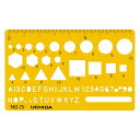 内田洋行 テンプレート No.75 カードサイズ 1-843-0075 - 送料無料※800円以上 メール便発送