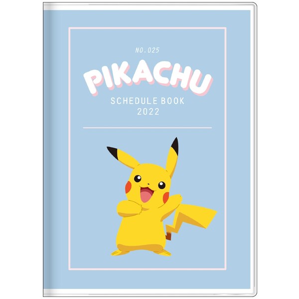 ポケモン ピカチュウ 22年 手帳 ダイアリー 月間 マンスリー A6サイズ スケジュール帳 ポケットモンスター かわいい S 送料無料 600円以上 メール便発送 Ocruyo オクルヨ