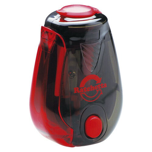 ソニック ハンディ鉛筆削り ラチェッタ 黒 お知らせ機能 SK-825-D - 送料無料※800円以上 メール便発送