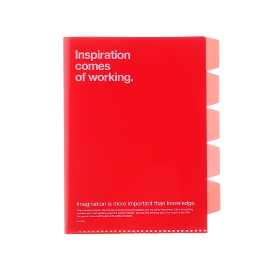 樂天商城 - デルフォニックス 5パーツホルダー A5 レッド クリアファイル カラフル 文房具 500102 123 - 送料無料※800円以上 メール便発送