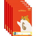 キョクトウ カレッジアニマル ほうがんノート B5 バーミリオン LT01VM 5冊セット LT01VM_SET5 - 送料無料※800円以上 メール便発送