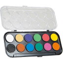 A&B 固形水彩絵具 12色セット ... 絵の具 111450 - 送料無料※800円以上 メール便発送