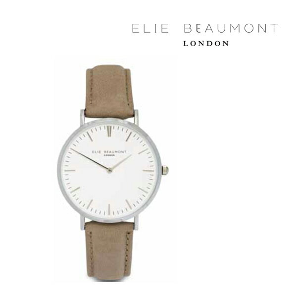 Elie Beaumont エリービューモント レディース 腕時計【eb805g.12】ウォッチ ゴールド グレー 革ベルト おしゃれ ブランド 誕生日 お祝い...