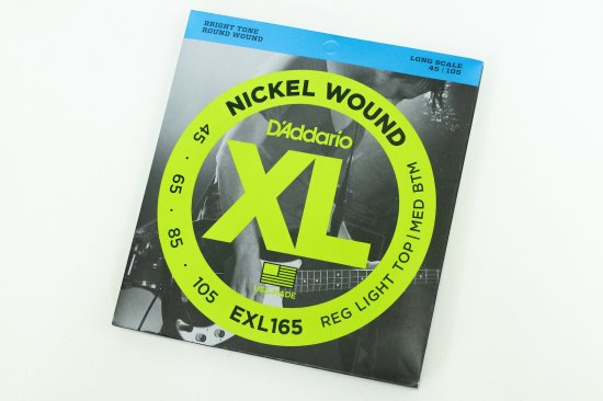 D'Addario EXL165 Nickel Wound Bass Light Top Medium Bottom 45-105ڲŹ ڥꥪۡڥ١ۡڥ١