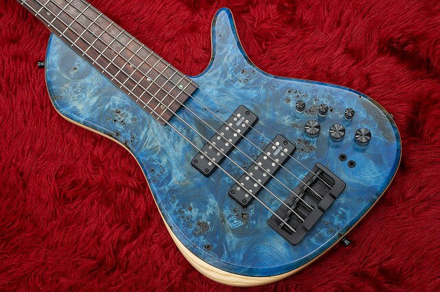 ynewzCapurso Guitars / Georgius Deluxe 5st Blue Burl Top 3.965kg #2023022yGIBlz