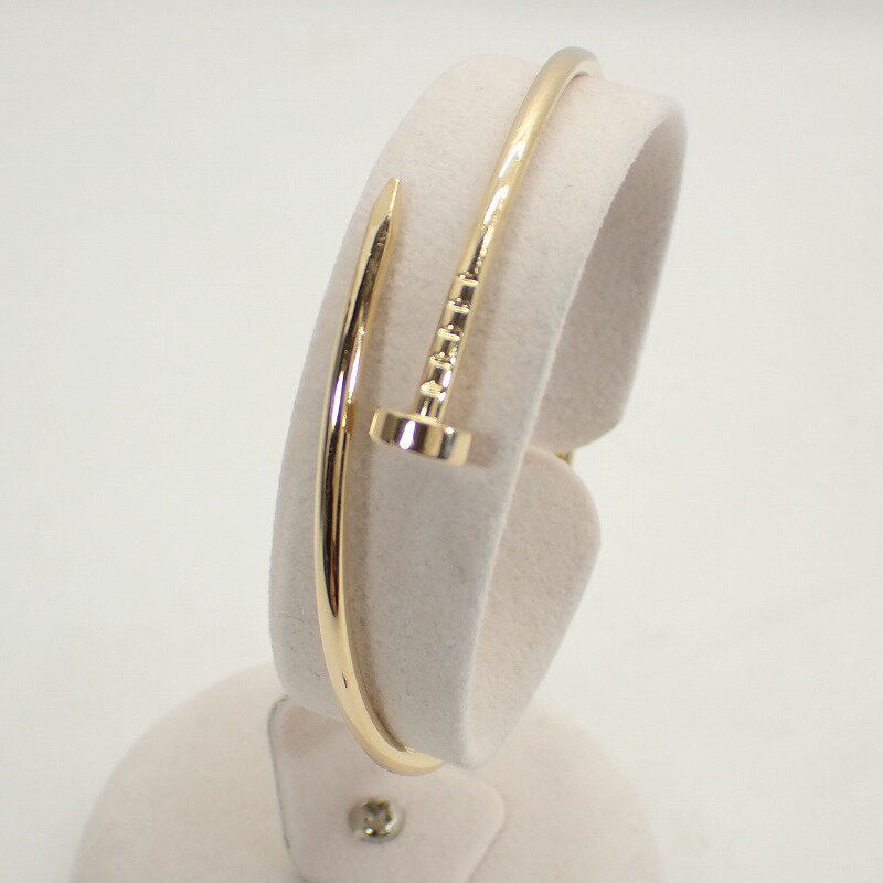 カルティエ【CARTIER】750（K18YG）ジャストアンクルブレスレットSMイエローゴールド＊B6062618【中古】