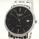 ロンジン【LONGINES】SSグランドクラシックプレザンス黒文字盤メンズ自動巻き腕時計*L4.921.4プレゼンス【中古】(2)