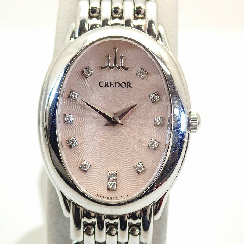 セイコー SEIKO 腕時計 クレドール ダイヤモンド 1E70-3B90 ホワイト CREDOR SEIKO クレドール セイコー 腕時計 ステンレススチール 1E70