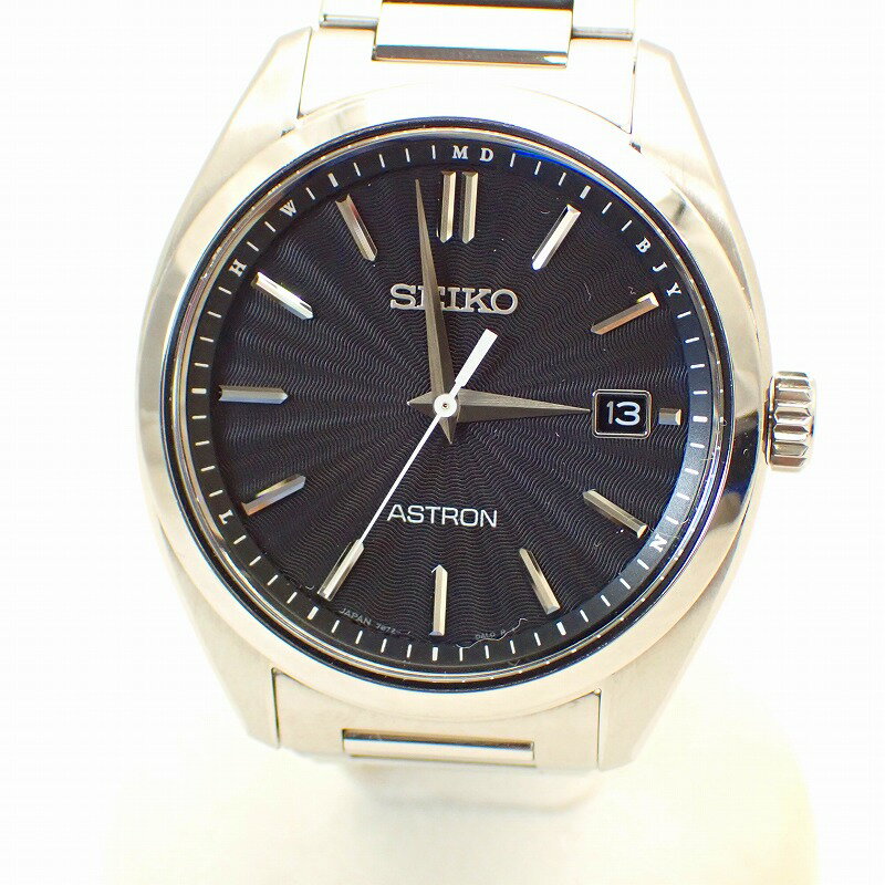 Rakuten - セイコー【SEIKO】アストロンチタンソーラー電波時計＊SBXY033ブラック文字盤【中古】