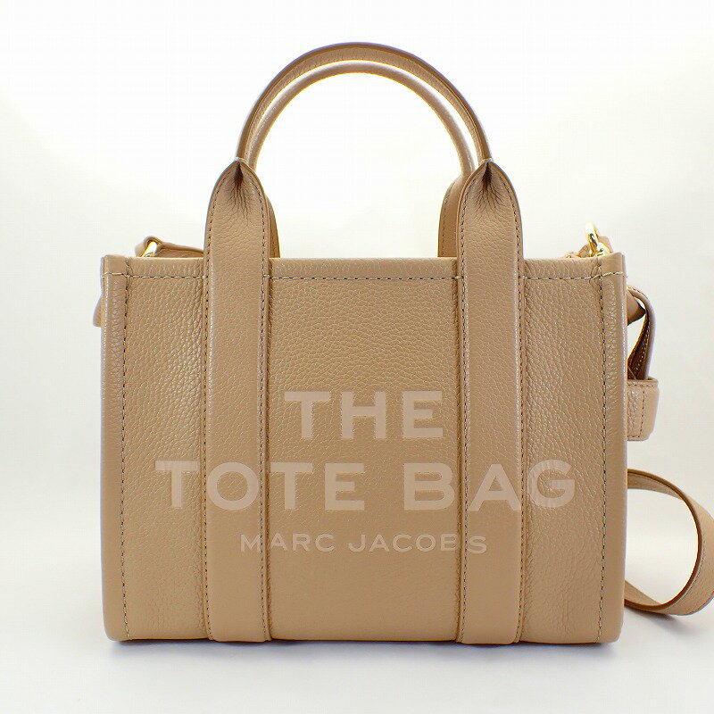 乐天商城 - マークジェイコブス【MARC JACOBS】レザー2WAYトートバッグベージュ＊H009L0ISP21【中古】