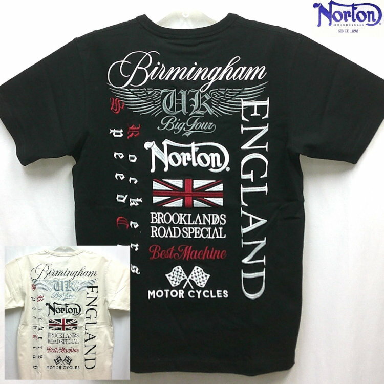 Rakuten - ノートン Norton MAXキーヘンリー半袖Tシャツ 252N1002 アメカジ バイカー ロッカーズ