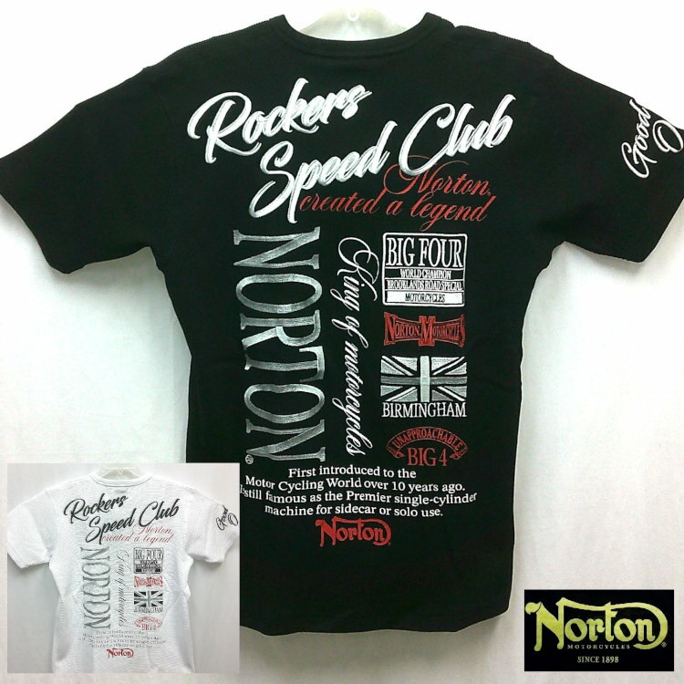 Rakuten - ノートン Norton レッドポイントサーマルPUキーネック半袖Tシャツ 262N1007 アメカジ バイカー ロッカーズ バイク