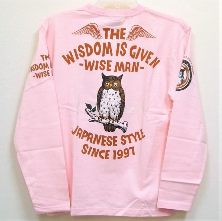 爆烈爛慢娘 ばくれつらんまんむすめ バクマン バクラン 爆裂 長袖Tシャツ RMLT-221 ふくろう 和柄