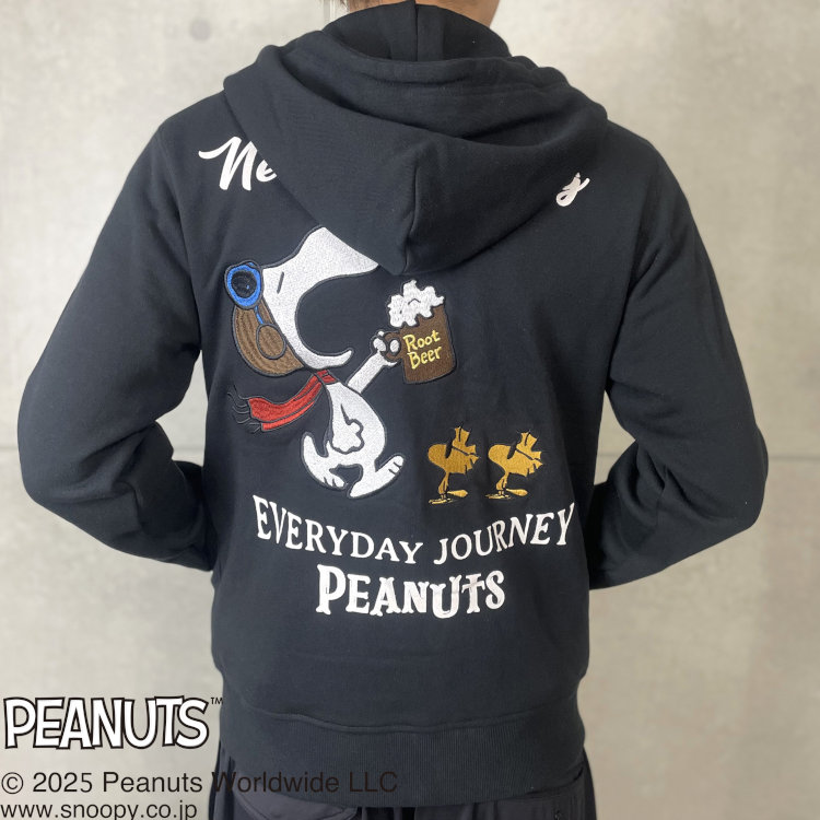 Rakuten - SNOOPY スヌーピーxFLAGSTAFFコラボスウェットパーカー 461012 ROOT BEER アメカジ キャラクター PEANUTS