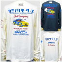 楽天SCRIPT楽天市場店カミナリ×テッドマン×WEDS SPORTS 3コラボ長袖Tシャツ ロンT TDKMLT-07 ダルマセリカ/アメカジ レトロ 旧車 大きいサイズXXL 3L