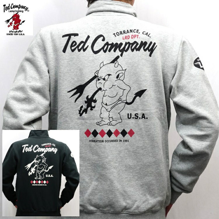 Rakuten - テッドマン TEDMAN ハイネックジップスウェット TDSZ-153 アメカジ バイカー