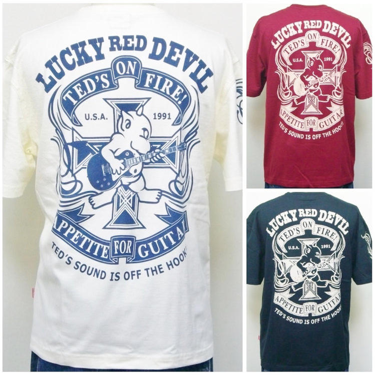 Rakuten - TEDMAN テッドマン半袖Tシャツ TDSS-428 アメカジ バイカー ロック ギター
