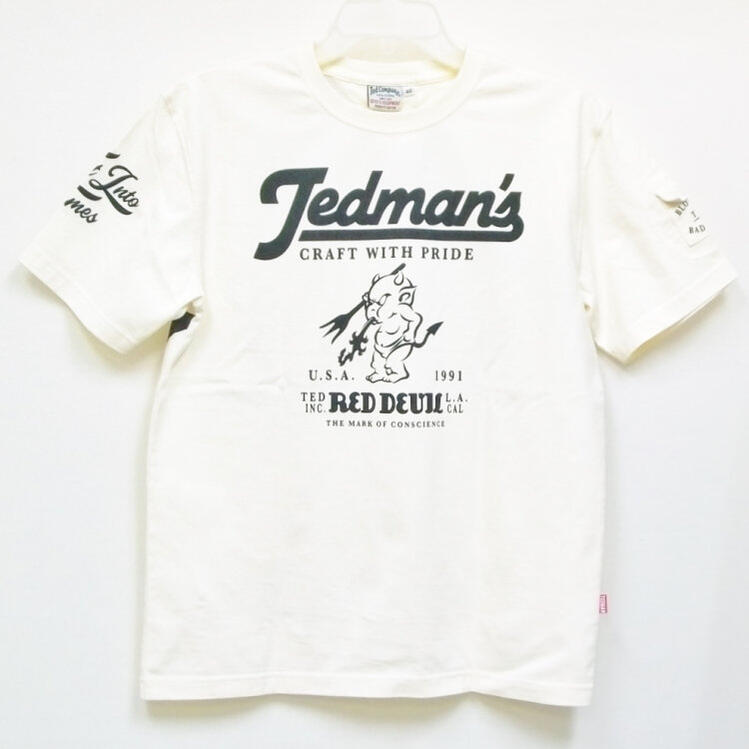 テッドマン TEDMAN半袖Tシャツ TDSS-530 特大テッドマン アメカジ バイカー ミリタリー