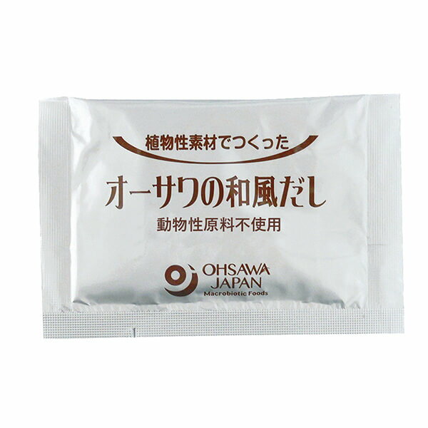 オーサワの和風だし 大徳用 300g 5袋セット 5g×60包 植物性 昆布 乾椎茸 切干大根 ...