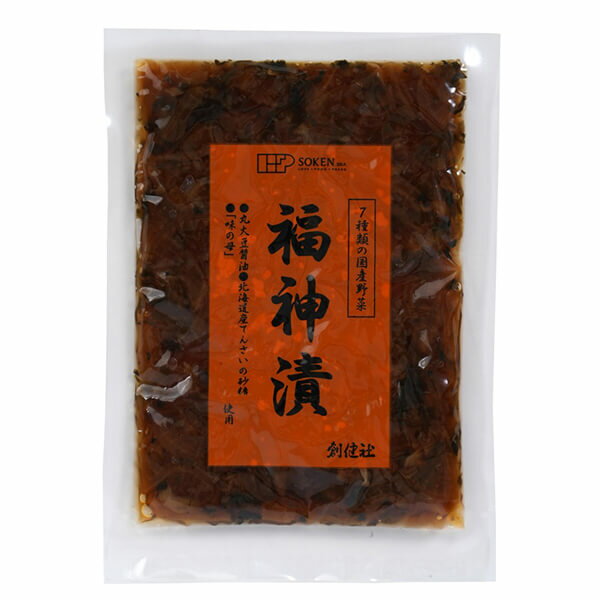 創健社 福神漬 90g 国産野菜使用 伝統製法 合成保存料不使用 漬物