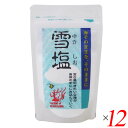 雪塩 パウダータイプ 120g 12個セット 宮古島の海水100% さらさら微粒 粉末タイプ 調味料 海塩
