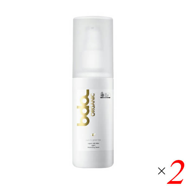 【BF限定！100円クーポン！学割2倍！】bda ORGANIC オーガニック ジェリーローション ソフト モイスチャーセラム ユズ＆グリーンティ 2個セット 潤滑ゼリー 潤滑ローション 女性 男性