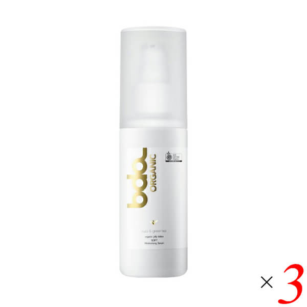 【BF限定！100円クーポン！学割2倍！】bda ORGANIC オーガニック ジェリーローション ソフト モイスチャーセラム ユズ＆グリーンティ 3個セット 潤滑ゼリー 潤滑ローション 女性 男性