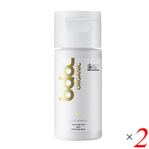 【BF限定！100円クーポン！学割2倍！】bda ORGANIC オーガニック ジェリーローション ソフト モイスチャーセラム ユズ＆グリーンティ 2個セット 潤滑ゼリー 潤滑ローション 女性 男性