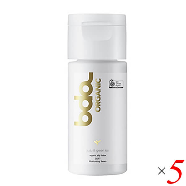 【BF限定！100円クーポン！学割2倍！】bda ORGANIC オーガニック ジェリーローション ソフト モイスチャーセラム ユズ＆グリーンティ 5個セット 潤滑ゼリー 潤滑ローション 女性 男性