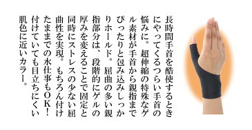 手首 サポーター 固定 楽かる手首ゲルテクト 2枚入 黒 2個セット