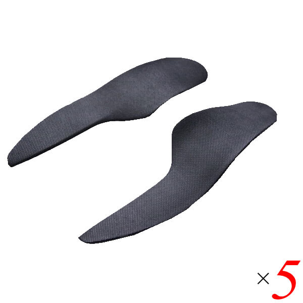 【スーパーSALE！ポイント最大8倍！】Cocofumu （ココフム）ブラック 5個セット インソール 中敷き О脚