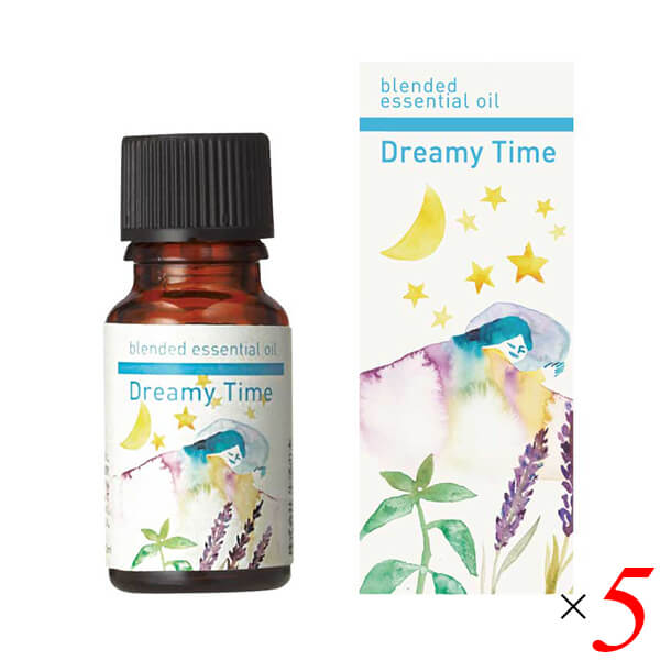 【BF限定！100円クーポン！学割2倍！】アロマ アロマオイル 精油 生活の木 ブレンドエッセンシャルオイルドリーミータイム 10ml 5本セット 送料無料