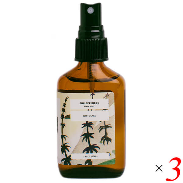 【BF限定！100円クーポン！学割2倍！】ホワイトセージ 浄化 スプレー ホワイトセージ浄化スプレー 60ml 3本セット