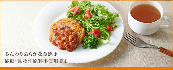 【ポイント最大12倍！】7/5(日)限定！豆腐ハンバーグ 大豆ミート ソイミート オーサワの豆腐ハンバーグ 120g 全2種 4袋セット 送料無料 bsecond-10016444 ビューティーツー サンプル画像3