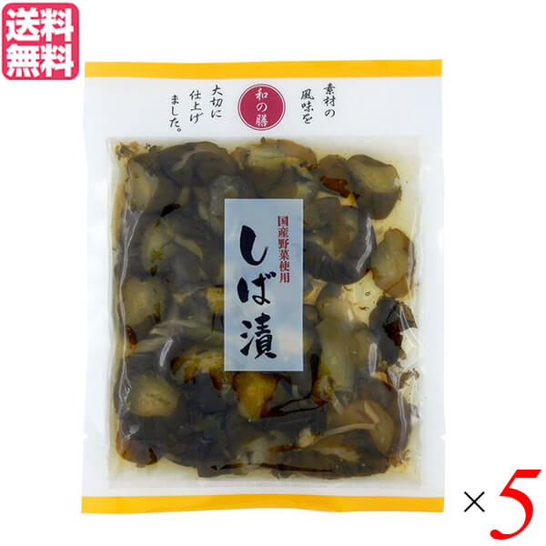 漬物 漬け物 しば漬 マルアイ食品 和の膳 国産しば漬 100g 5個セット 送料無料